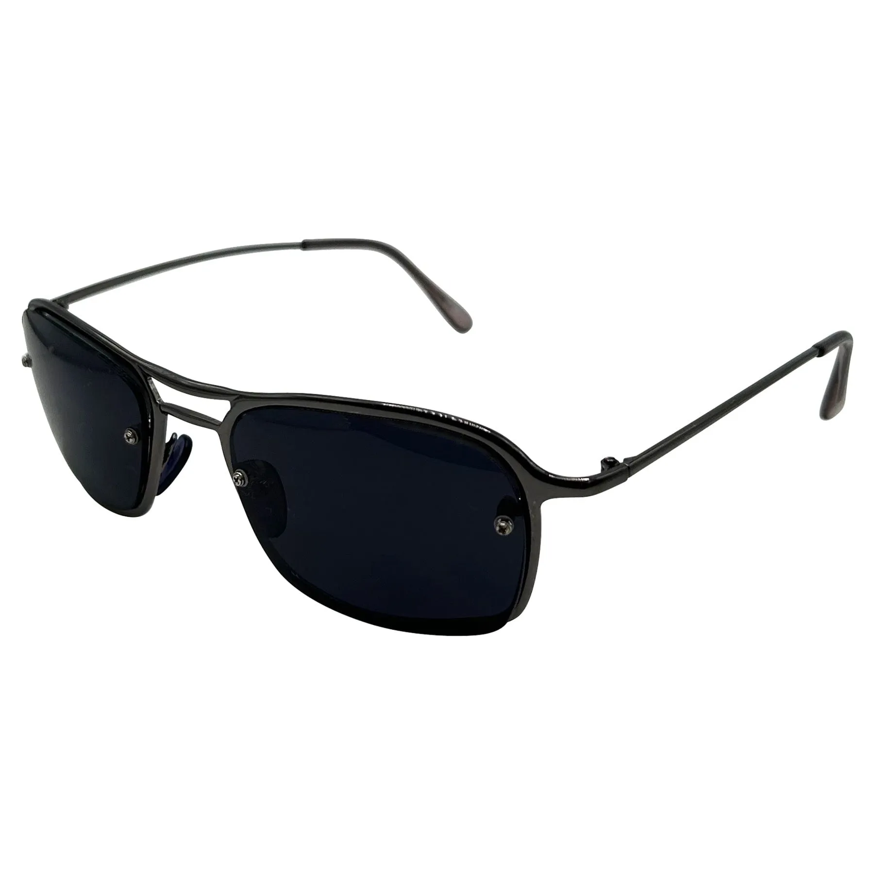STROBE Super Dark Aviator Y2K Sunglasses sold by Giant Vintage product image thumbnail 2