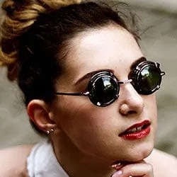 SHELDON Copper Round Sunglasses sold by Giant Vintage