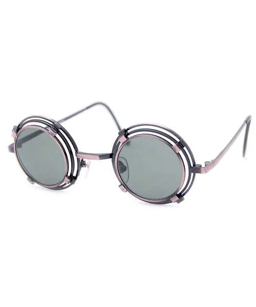 SHELDON Copper Round Sunglasses sold by Giant Vintage product image thumbnail 2