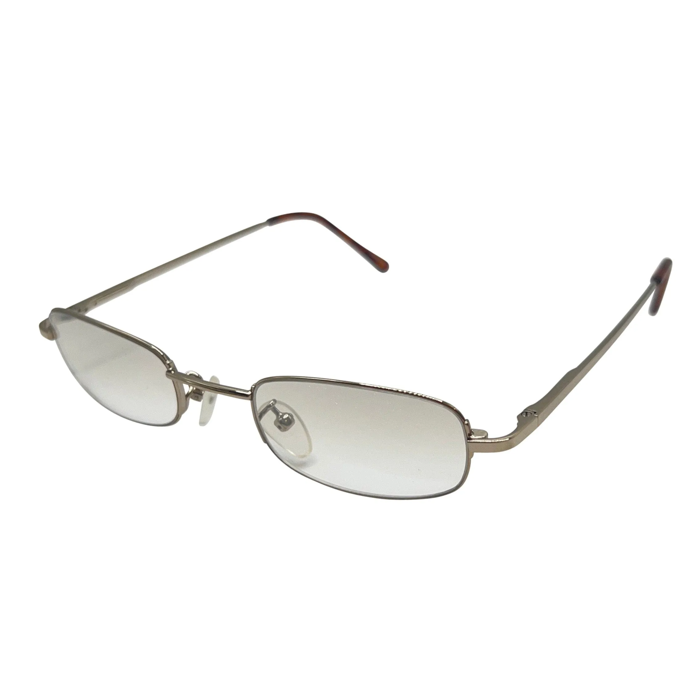 HARDCORE Small Clear Rectangular 90s Glasses sold by Giant Vintage product image thumbnail 4