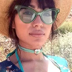 CUPID Green Cat-Eye Sunglasses sold by Giant Vintage product image thumbnail 3