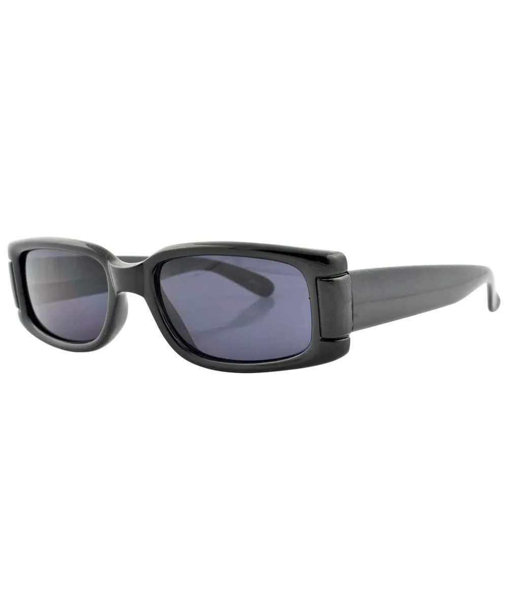 ZEPS Black Square Sunglasses sold by Giant Vintage product image thumbnail 2