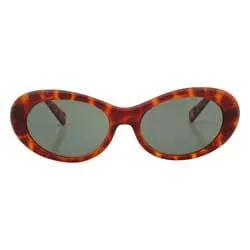 YOUTH Matte Demi Oval Sunglasses sold by Giant Vintage