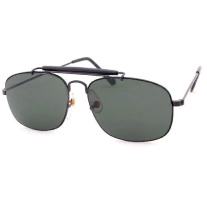 SAMS Black Aviator Sunglasses sold by Giant Vintage