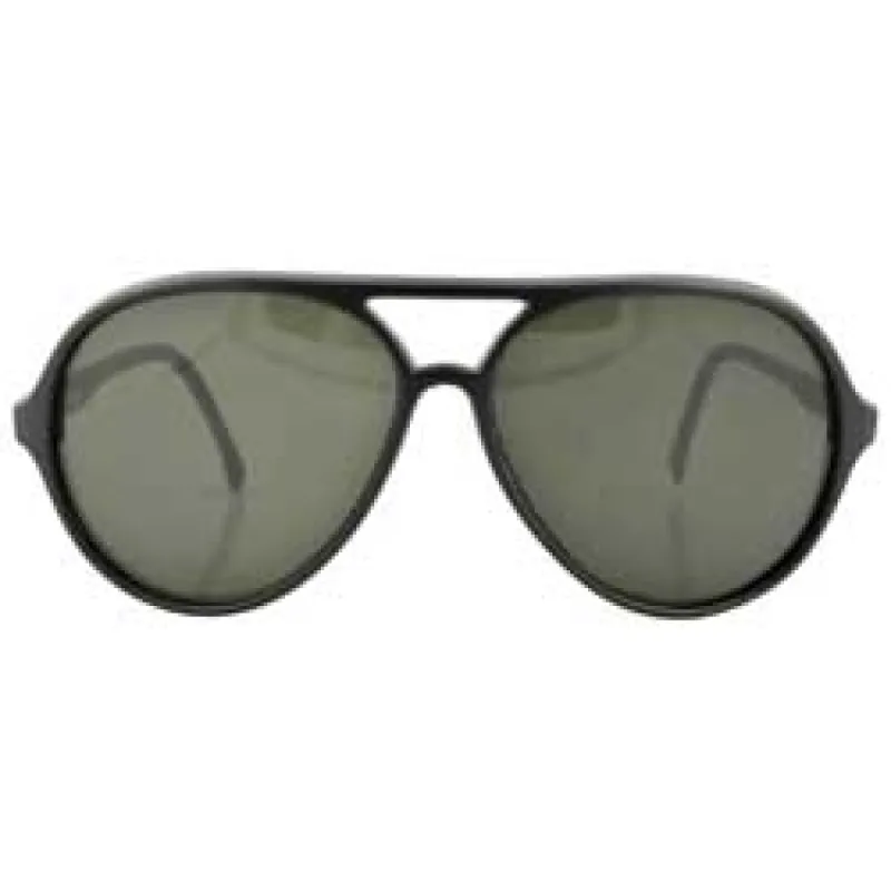 COPS Matte Black Aviator Sunglasses sold by Giant Vintage
