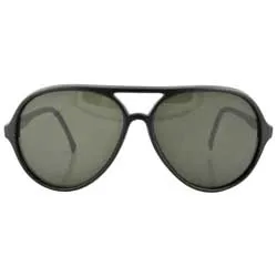 COPS Matte Black Aviator Sunglasses sold by Giant Vintage