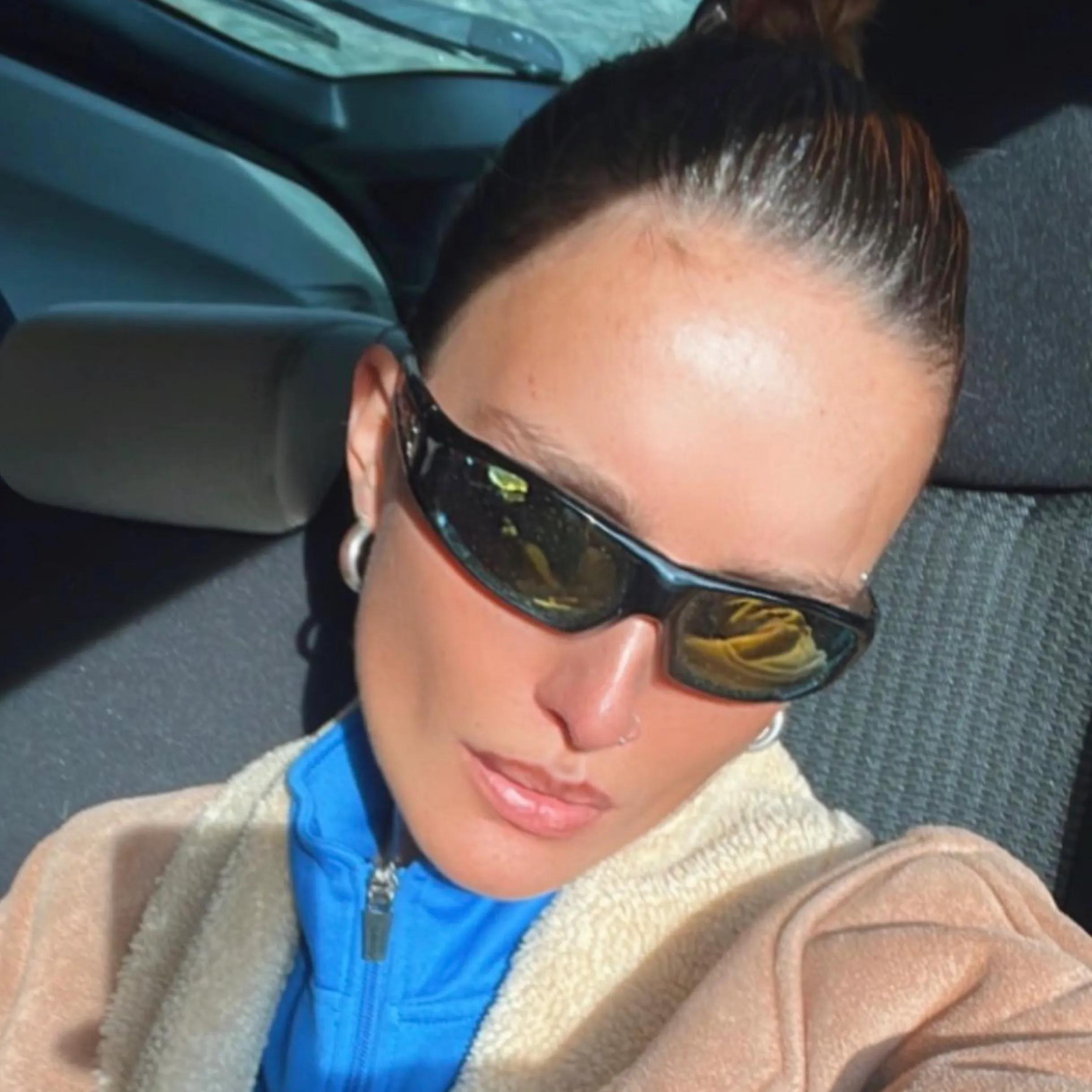 HELI Black/Orange RV Sports Sunglasses sold by Giant Vintage product image thumbnail 4