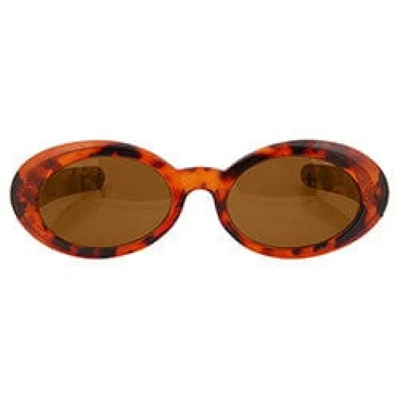 CHELS Tortoise/Brown Round Sunglasses sold by Giant Vintage