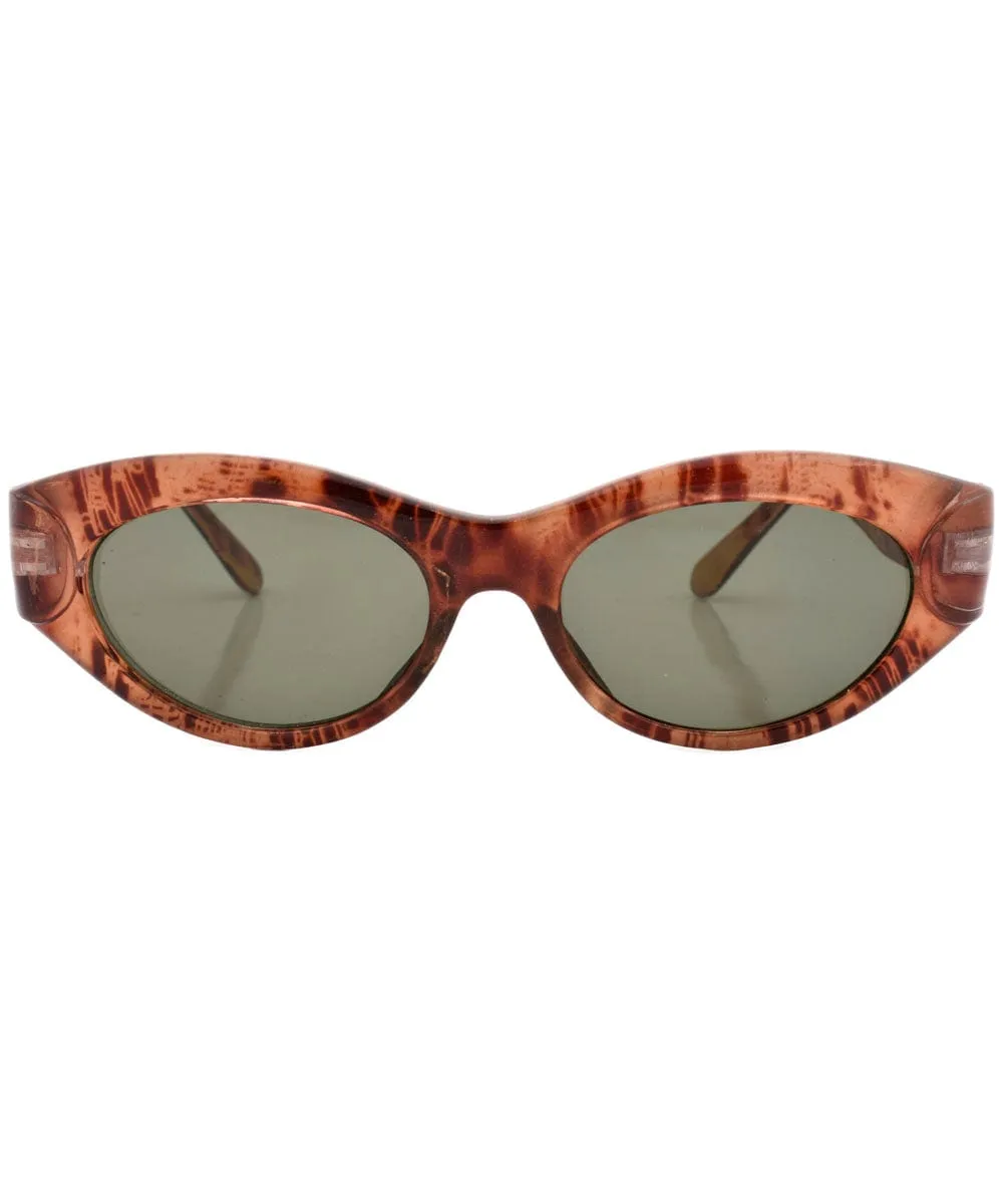 FORTUNE Tan Cat-Eye Sunglasses sold by Giant Vintage product image thumbnail 3