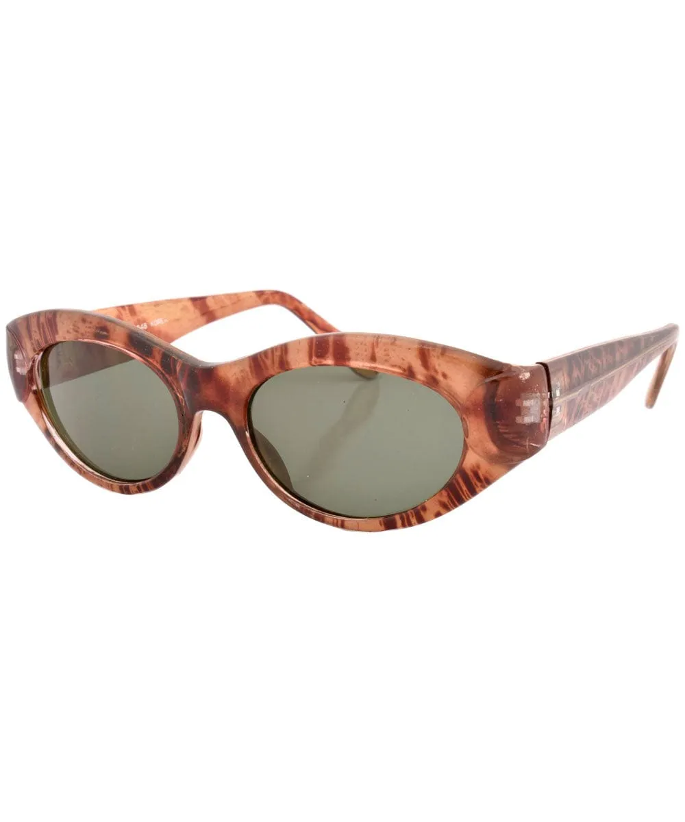 FORTUNE Tan Cat-Eye Sunglasses sold by Giant Vintage product image thumbnail 2