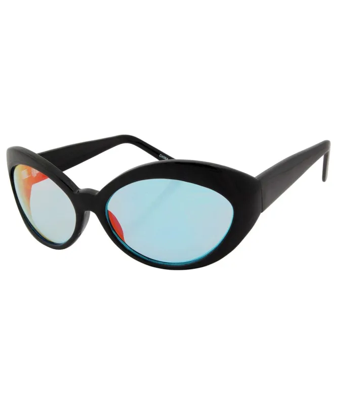 FUTUREFOX Black/Revo Bug-Eye Sunglasses sold by Giant Vintage