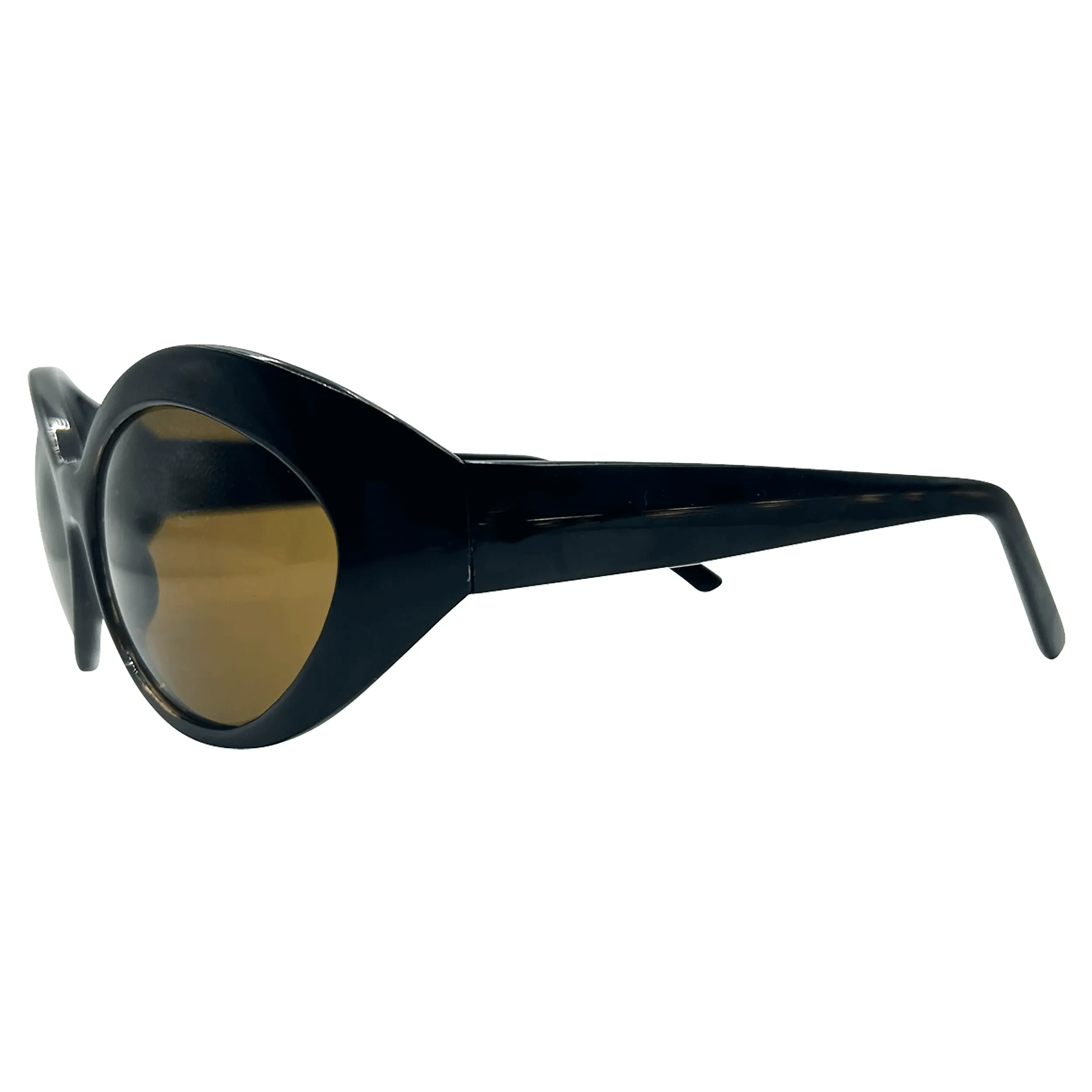 FUTUREFOX Tortoise/Brown Bug-Eye Sunglasses sold by Giant Vintage product image thumbnail 2