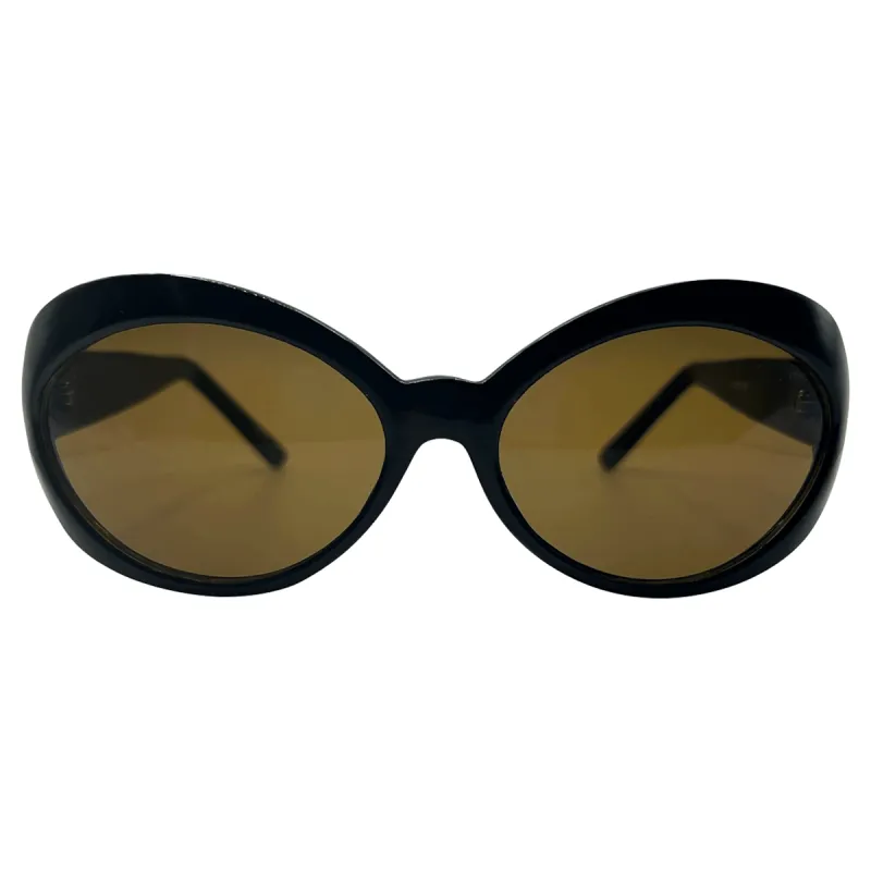 FUTUREFOX Tortoise/Brown Bug-Eye Sunglasses sold by Giant Vintage