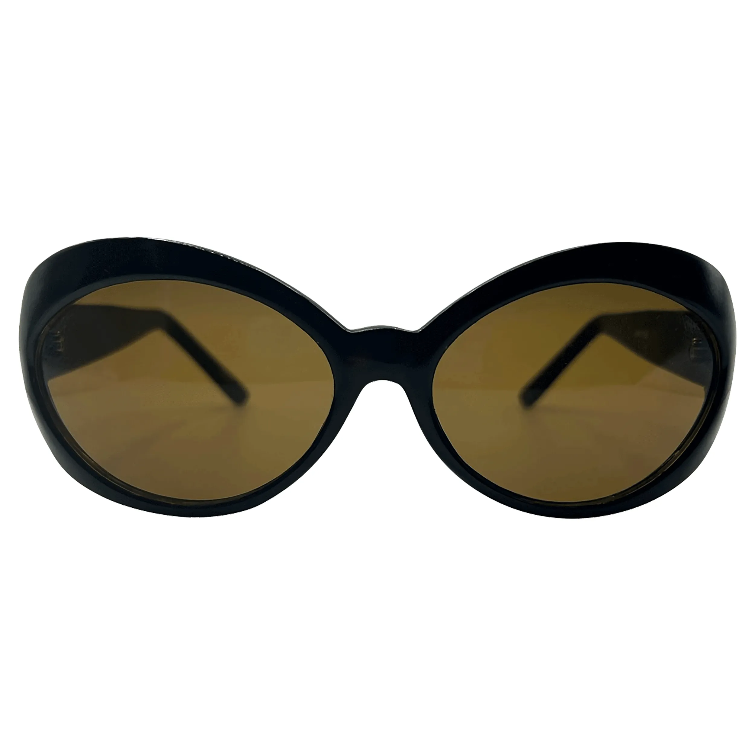 FUTUREFOX Tortoise/Brown Bug-Eye Sunglasses sold by Giant Vintage