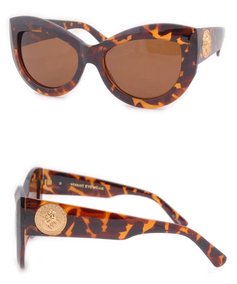 VENGA Tortoise Cat-Eye Sunglasses sold by Giant Vintage
