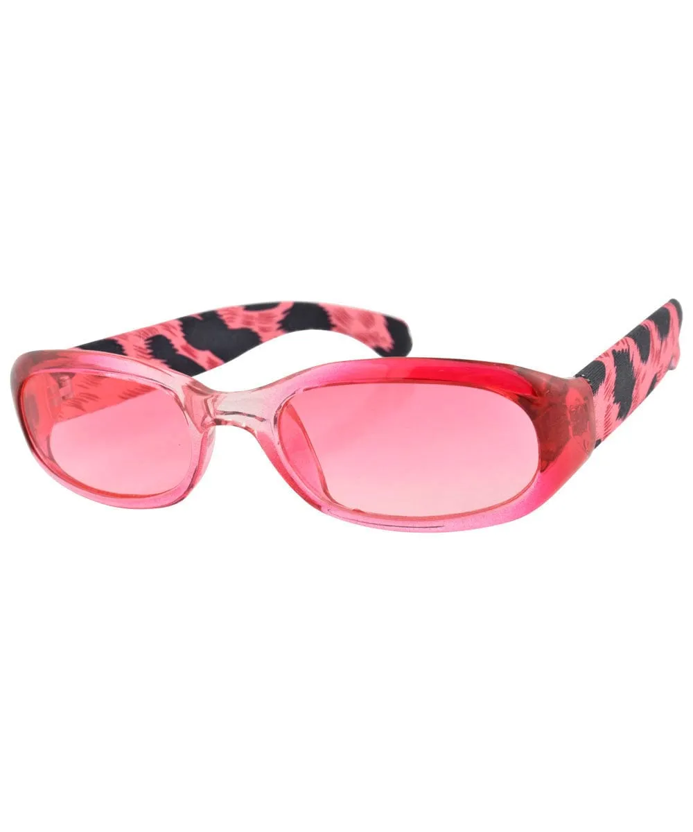 JANE'S Pink Square Sunglasses sold by Giant Vintage product image thumbnail 3