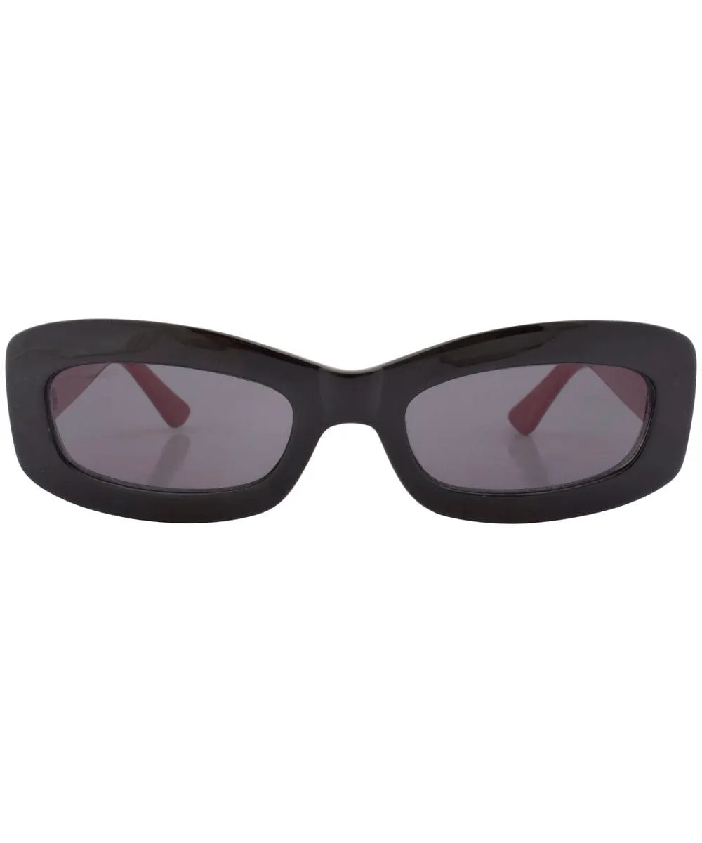 STONES Black/Red Square Sunglasses sold by Giant Vintage product image thumbnail 3