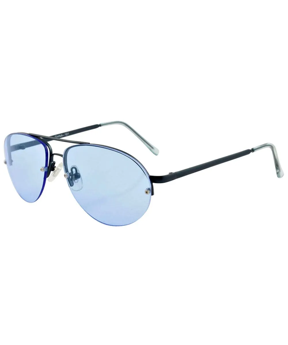 TRIX Blue Aviator Sunglasses sold by Giant Vintage product image thumbnail 2