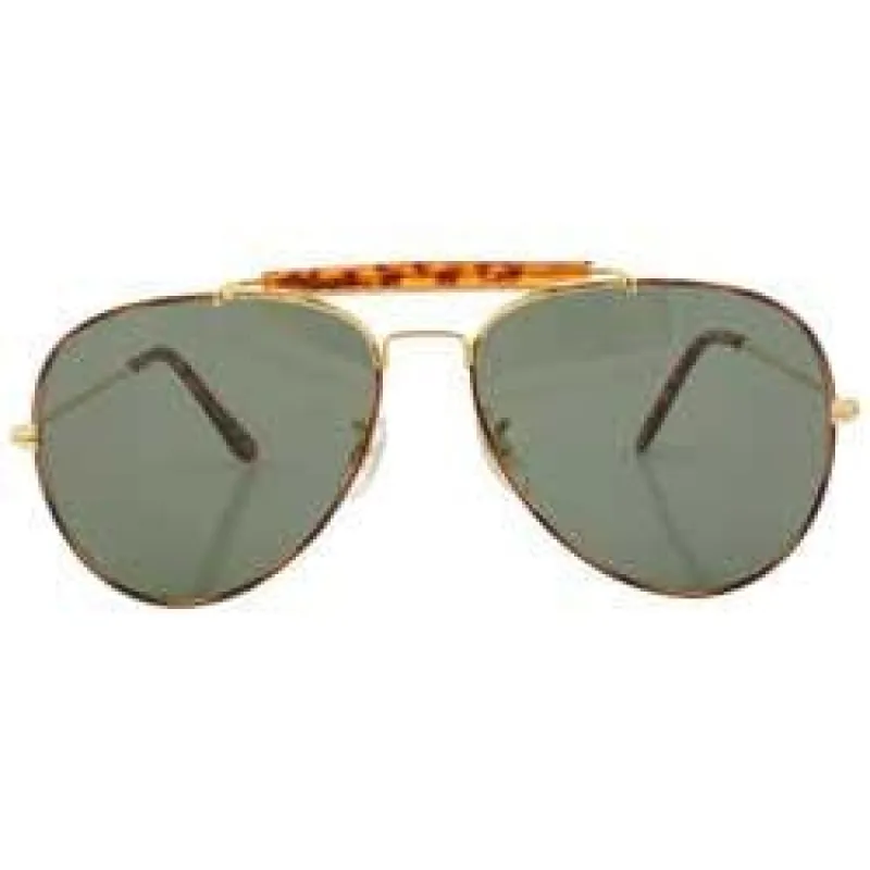 JON Gold/Tortoise Aviator Sunglasses sold by Giant Vintage