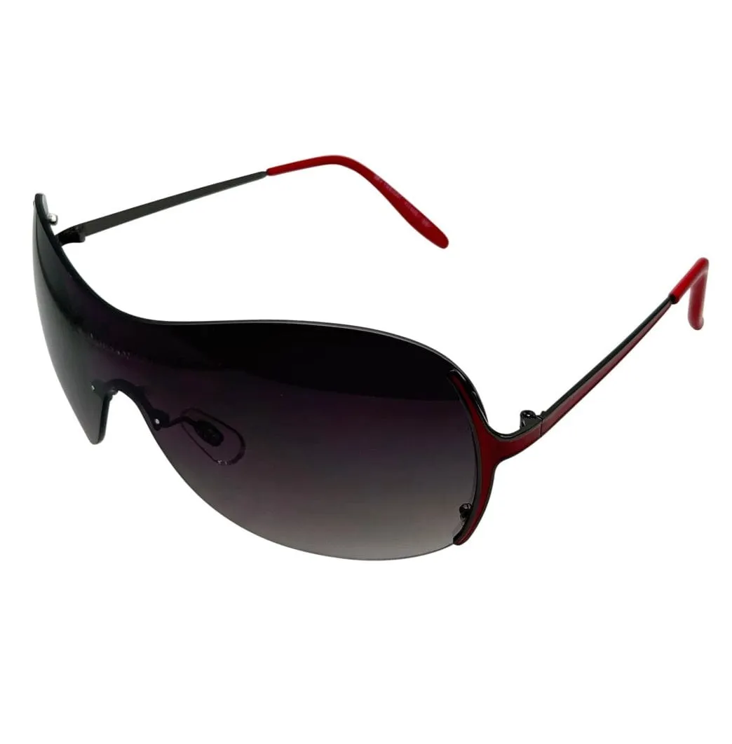 SWAGGER Y2K Rimless Shield Sunglasses sold by Giant Vintage product image thumbnail 3
