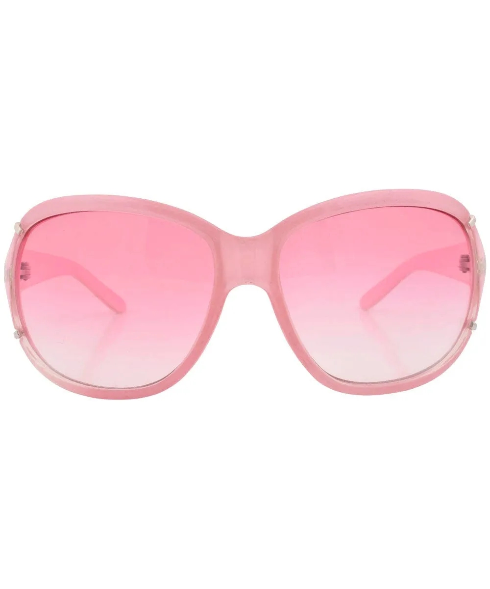 GLOBAL Pink Oversized Sunglasses sold by Giant Vintage product image thumbnail 3