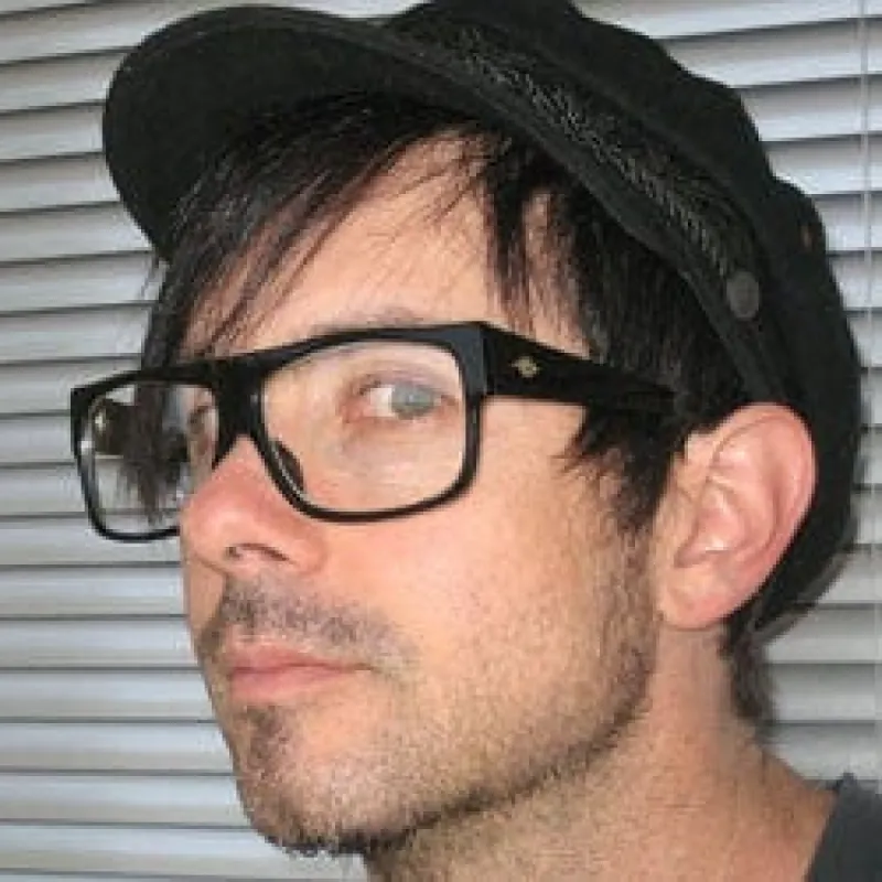 JACKSON Black 80s Clear Glasses sold by Giant Vintage