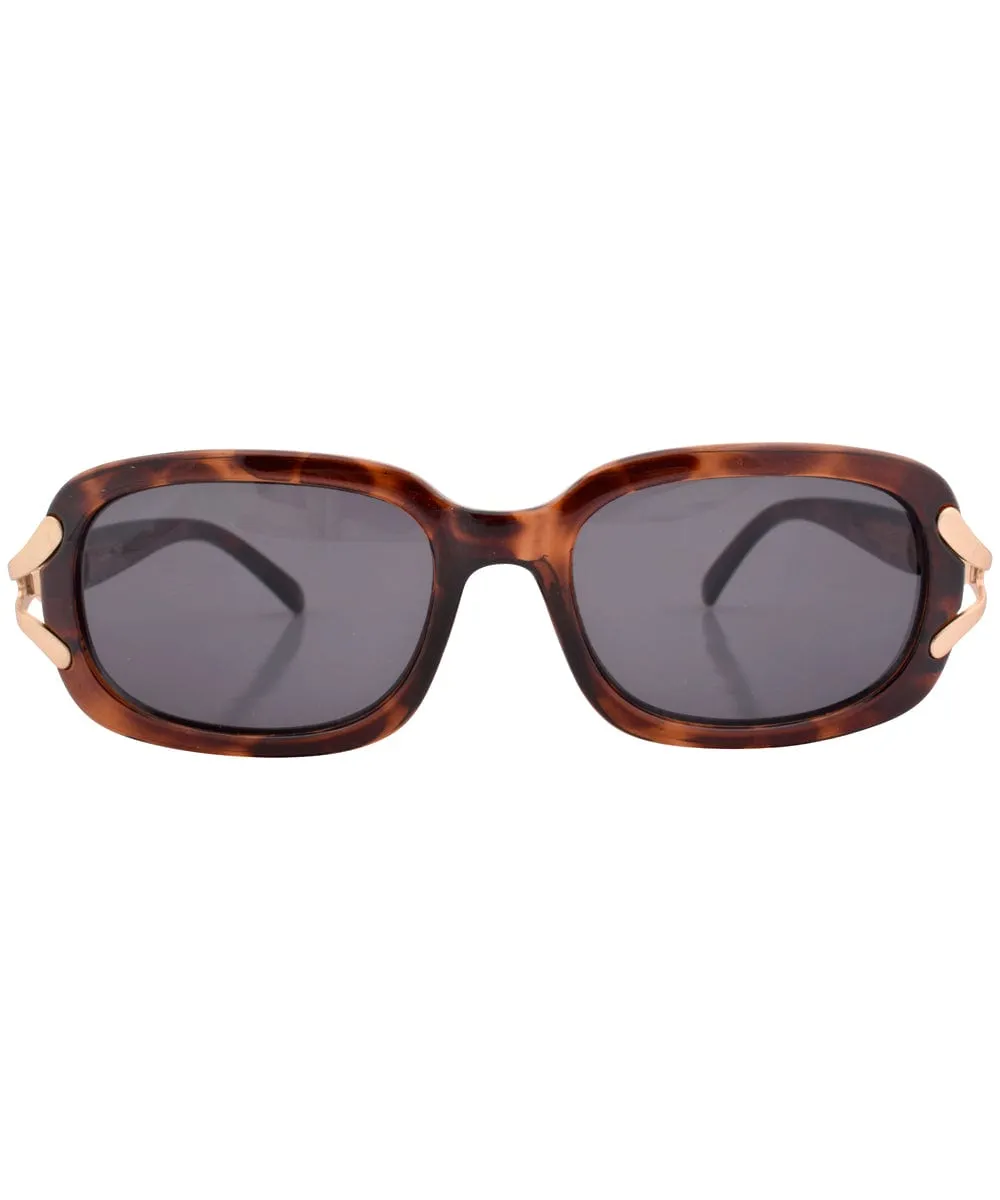 SUNDAY Gloss Tortoise Square Sunglasses sold by Giant Vintage product image thumbnail 3