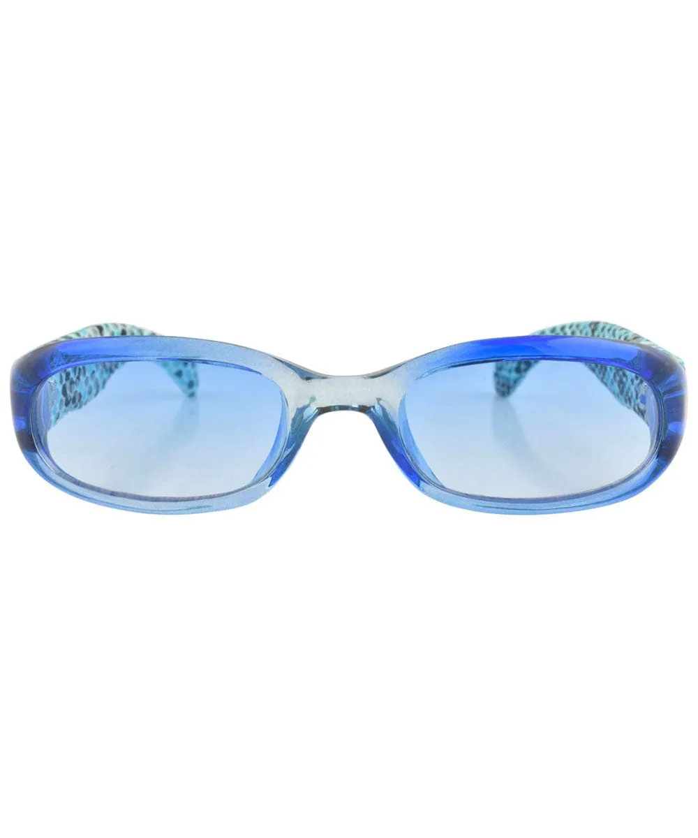 JANE'S Blue 2000s Sunglasses sold by Giant Vintage product image thumbnail 2