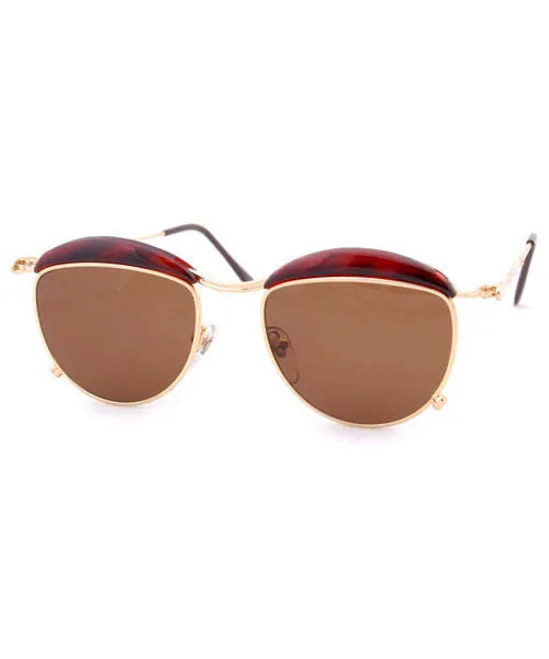 TODAY Tortoise Gold/Brown Victorian Sunglasses sold by Giant Vintage product image thumbnail 2