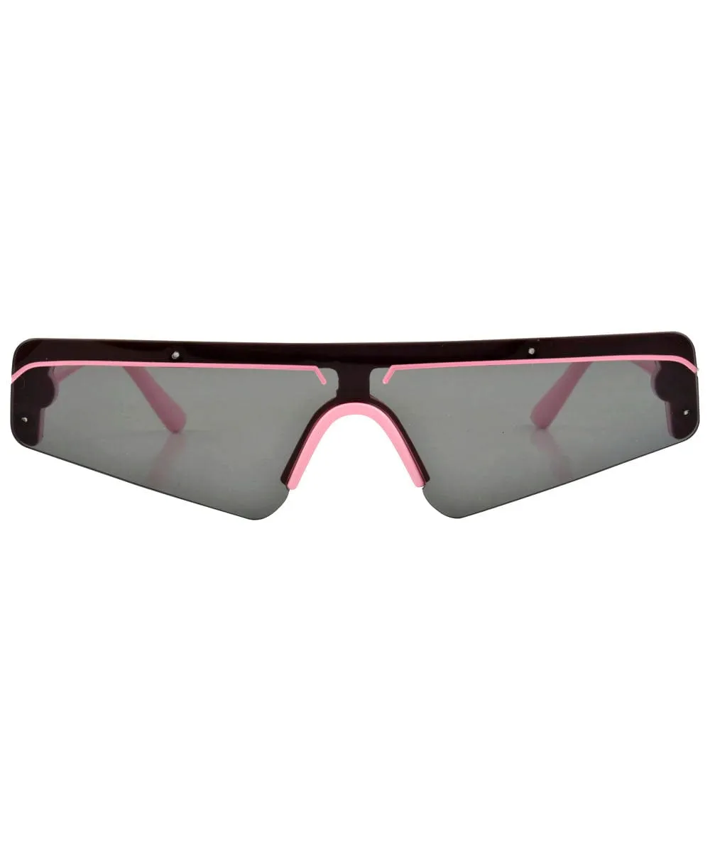 BEBOP Pink 80s Sunglasses sold by Giant Vintage product image thumbnail 3