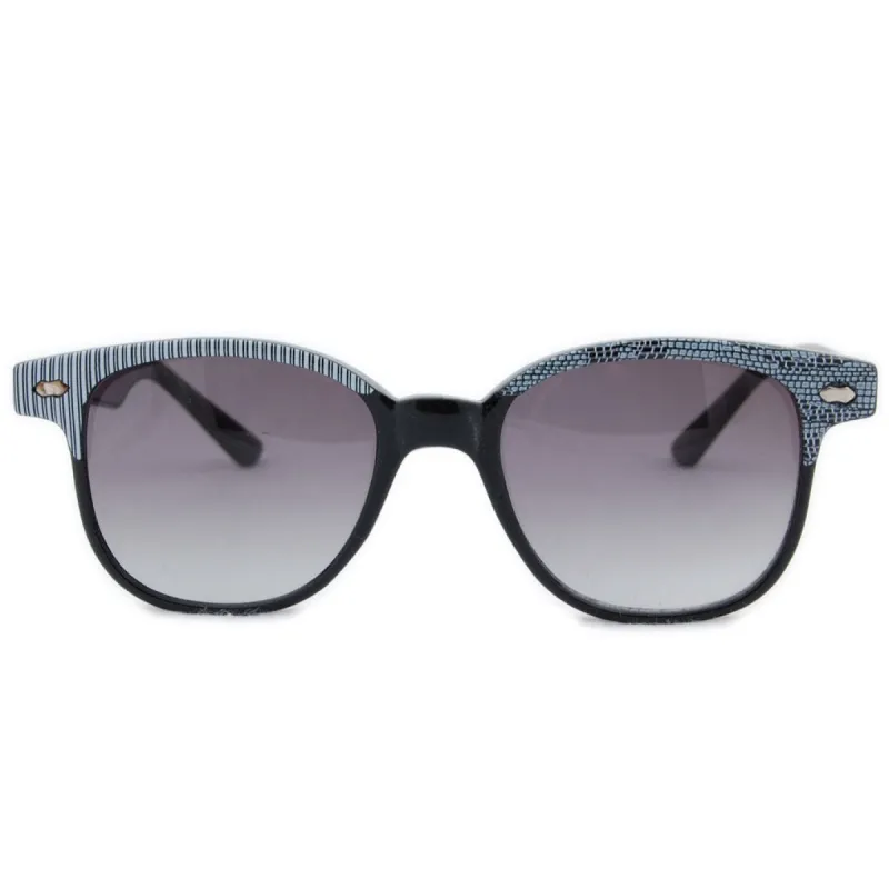 SELBY Black/White Indie Sunglasses sold by Giant Vintage