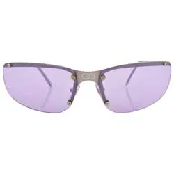 DOUBLE Purple Rimless Sunglasses sold by Giant Vintage