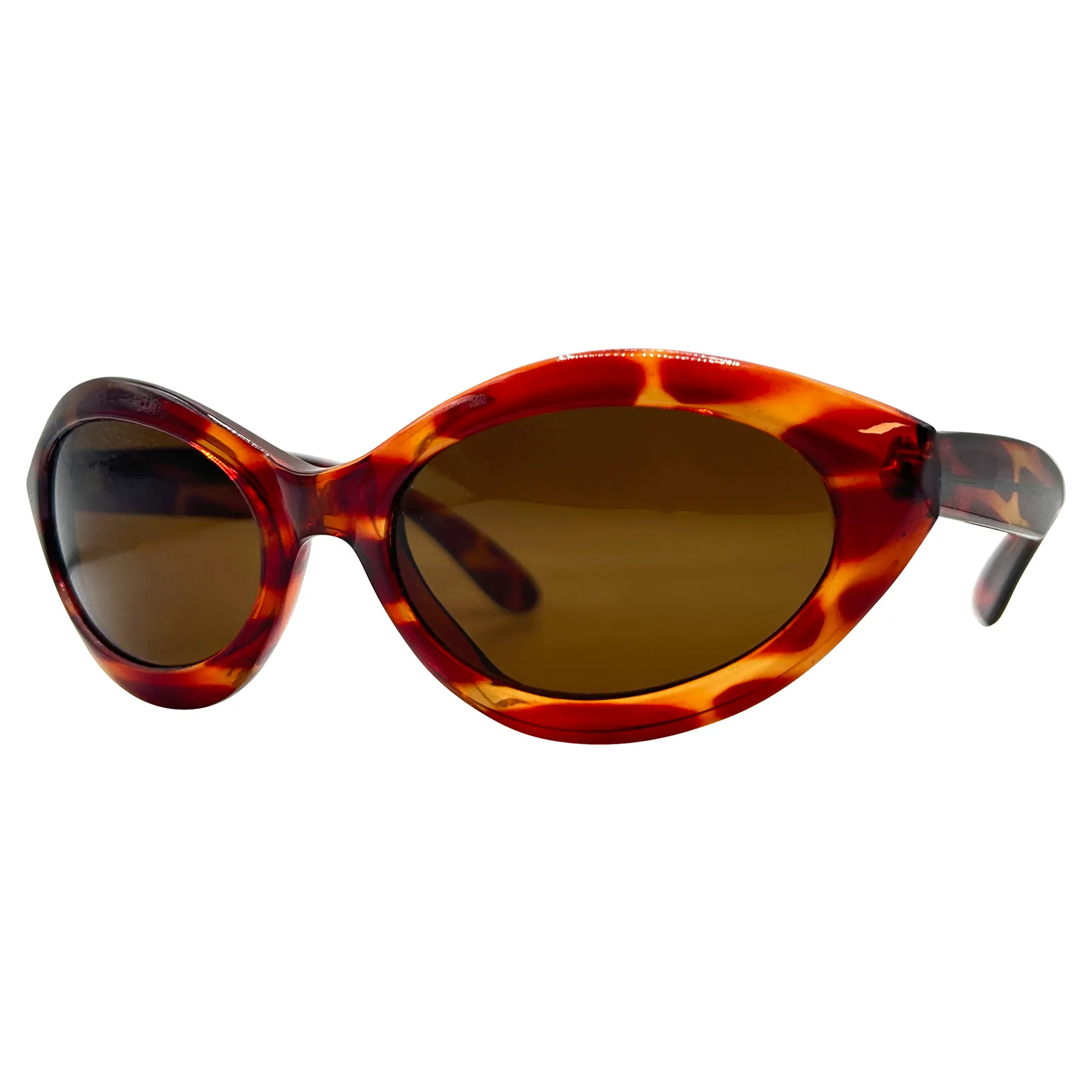 SPACED Tortoise/Brown Retro Cat-Eye Sunglasses sold by Giant Vintage product image thumbnail 2