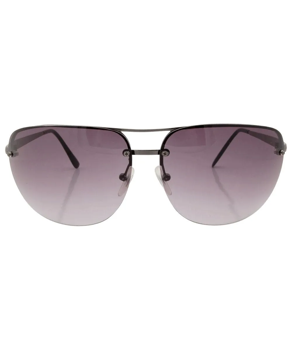 LIVE! Smoke Aviator Sunglasses sold by Giant Vintage product image thumbnail 3