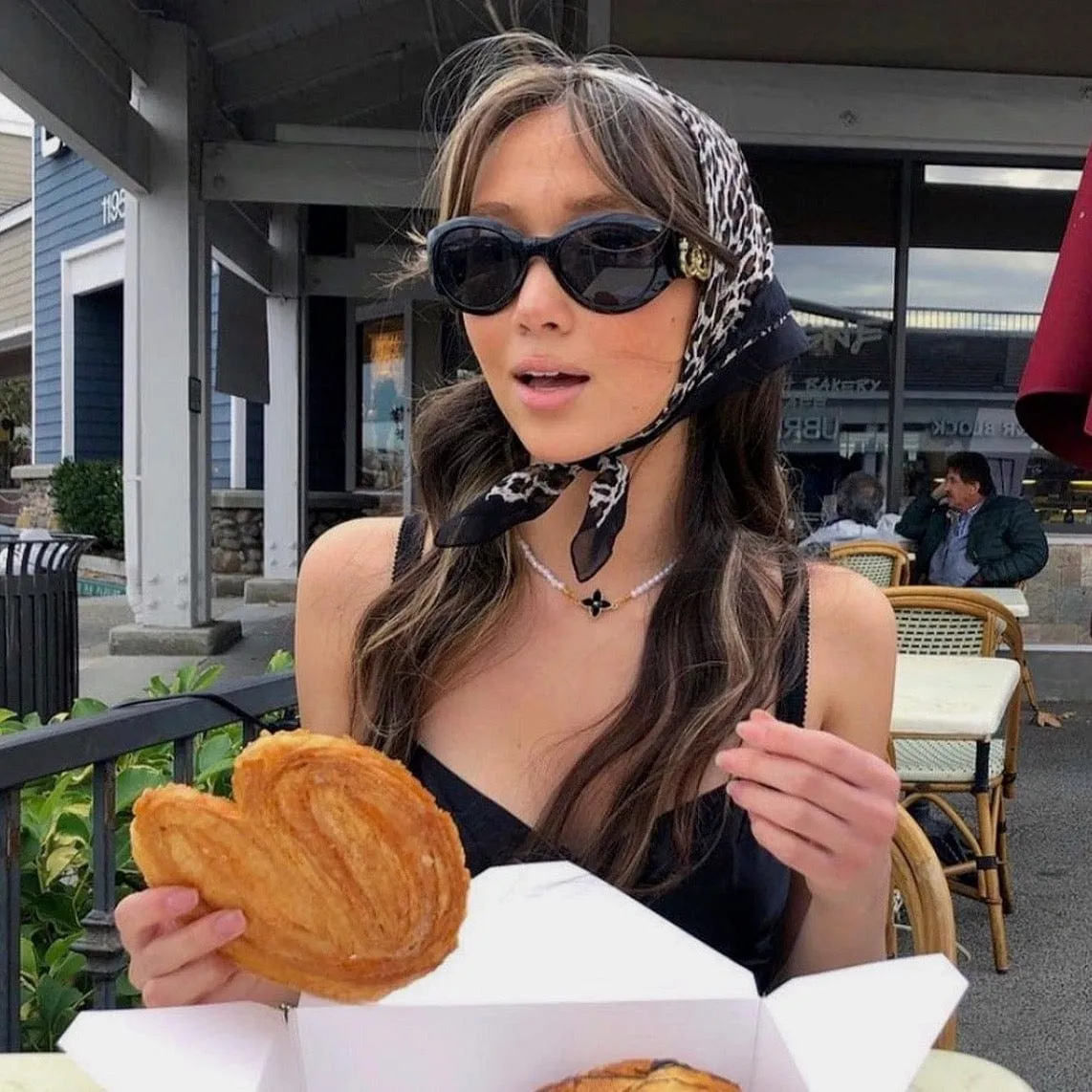 PAMBY Black Cat-Eye Sunglasses sold by Giant Vintage product image thumbnail 2