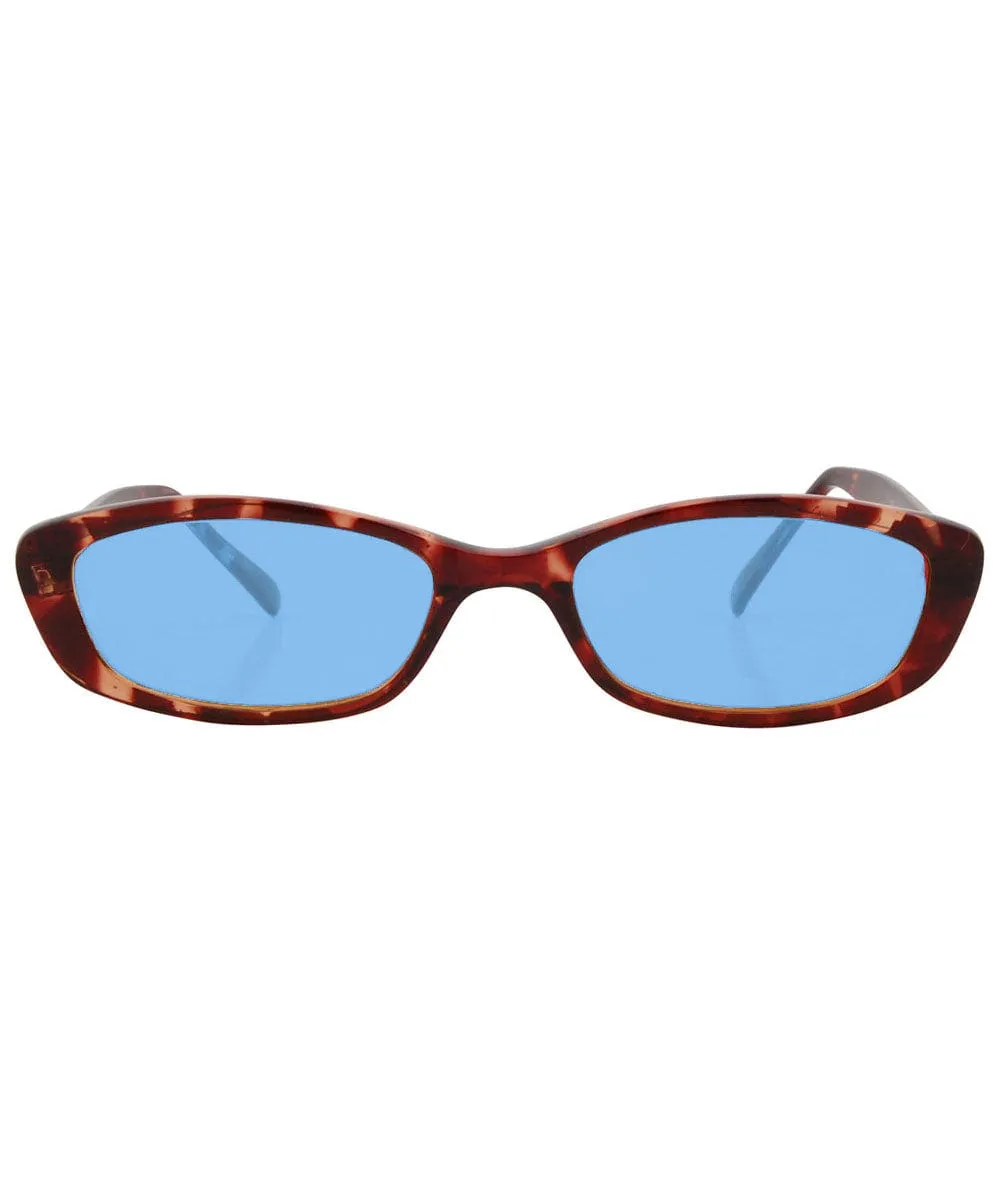 ROCKET Demi/Blue Micro-Square Sunglasses sold by Giant Vintage product image thumbnail 3