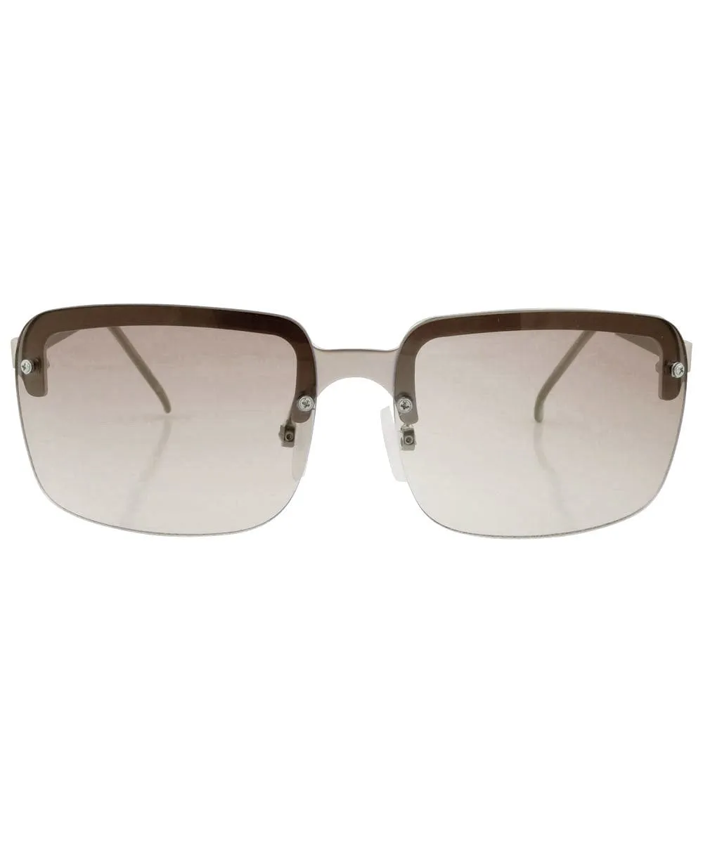 ALOHA Smoke Square Sunglasses sold by Giant Vintage product image thumbnail 3