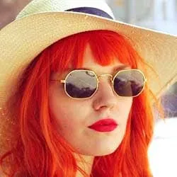 SHALE Gold Hippie Sunglasses sold by Giant Vintage product image thumbnail 2