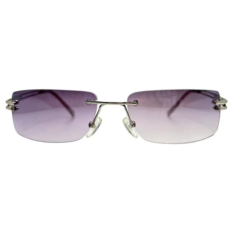 STRUT Rimless Y2K Sunglasses sold by Giant Vintage