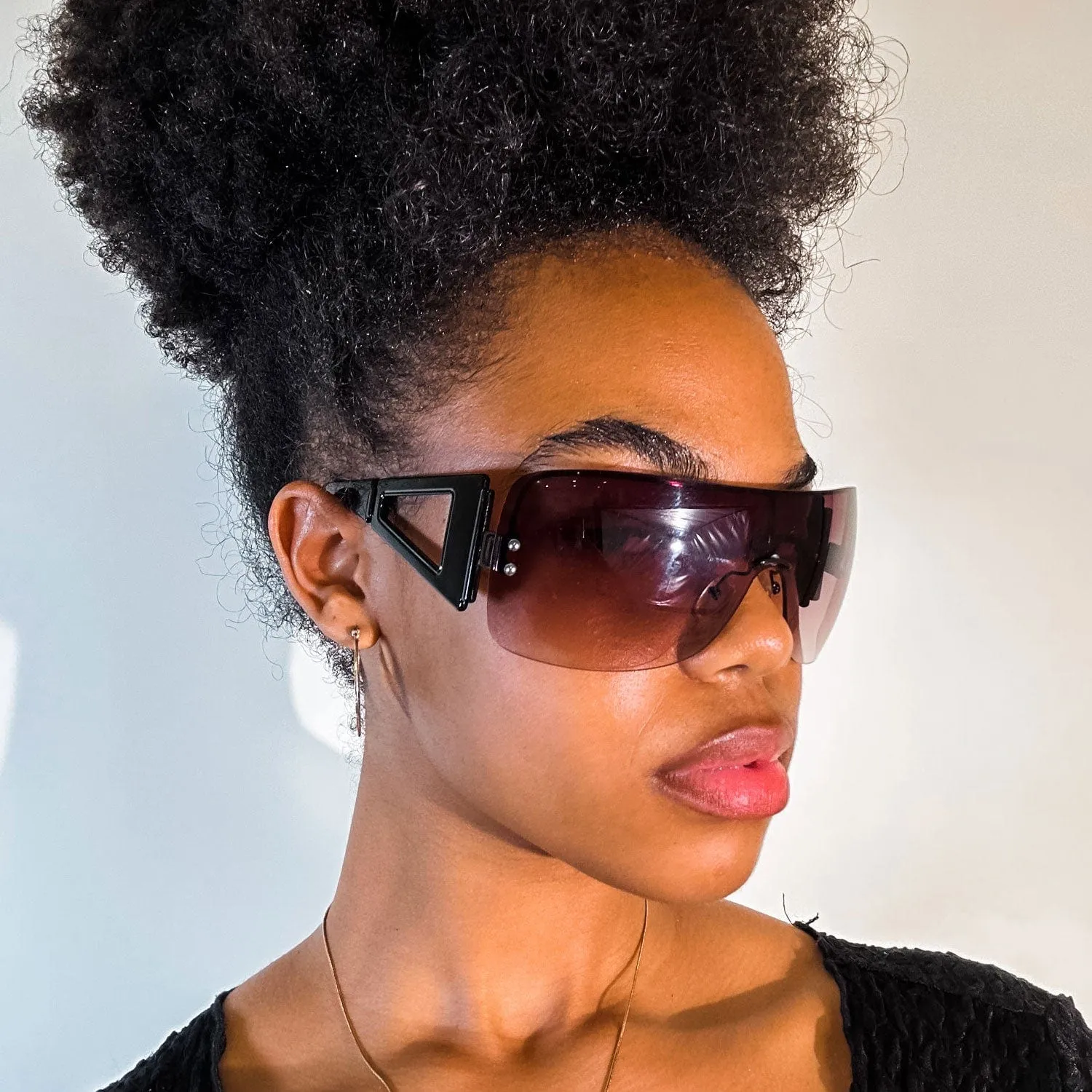 2003 Y2K Shield Sunglasses sold by Giant Vintage product image thumbnail 5