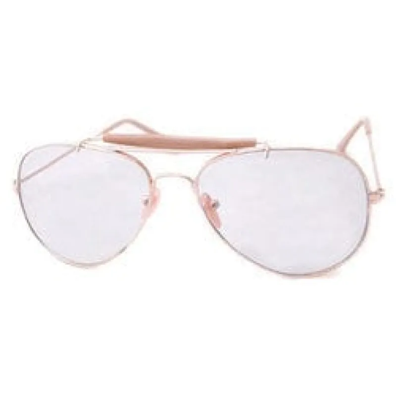 CX-OFFICER Gold Aviator Sunglasses sold by Giant Vintage
