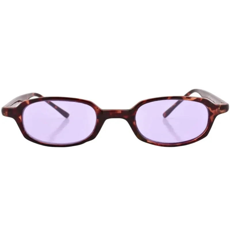 PILLS Demi/Purple Square Sunglasses sold by Giant Vintage