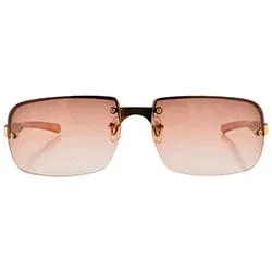 YUMCH Brown Aviator Sunglasses sold by Giant Vintage