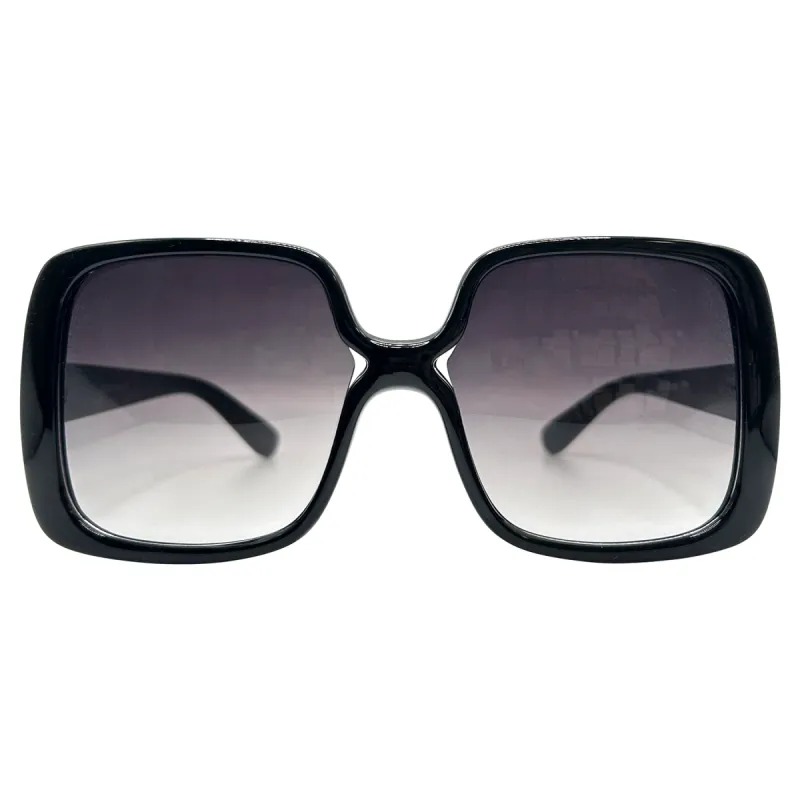 JOJO Black Oversized Sunglasses sold by Giant Vintage