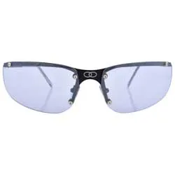 DOUBLE Blue Rimless Sunglasses sold by Giant Vintage