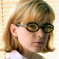 POODLE Amber/Yellow Oval Sunglasses sold by Giant Vintage