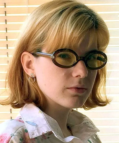 POODLE Amber/Yellow Oval Sunglasses sold by Giant Vintage product image thumbnail 4