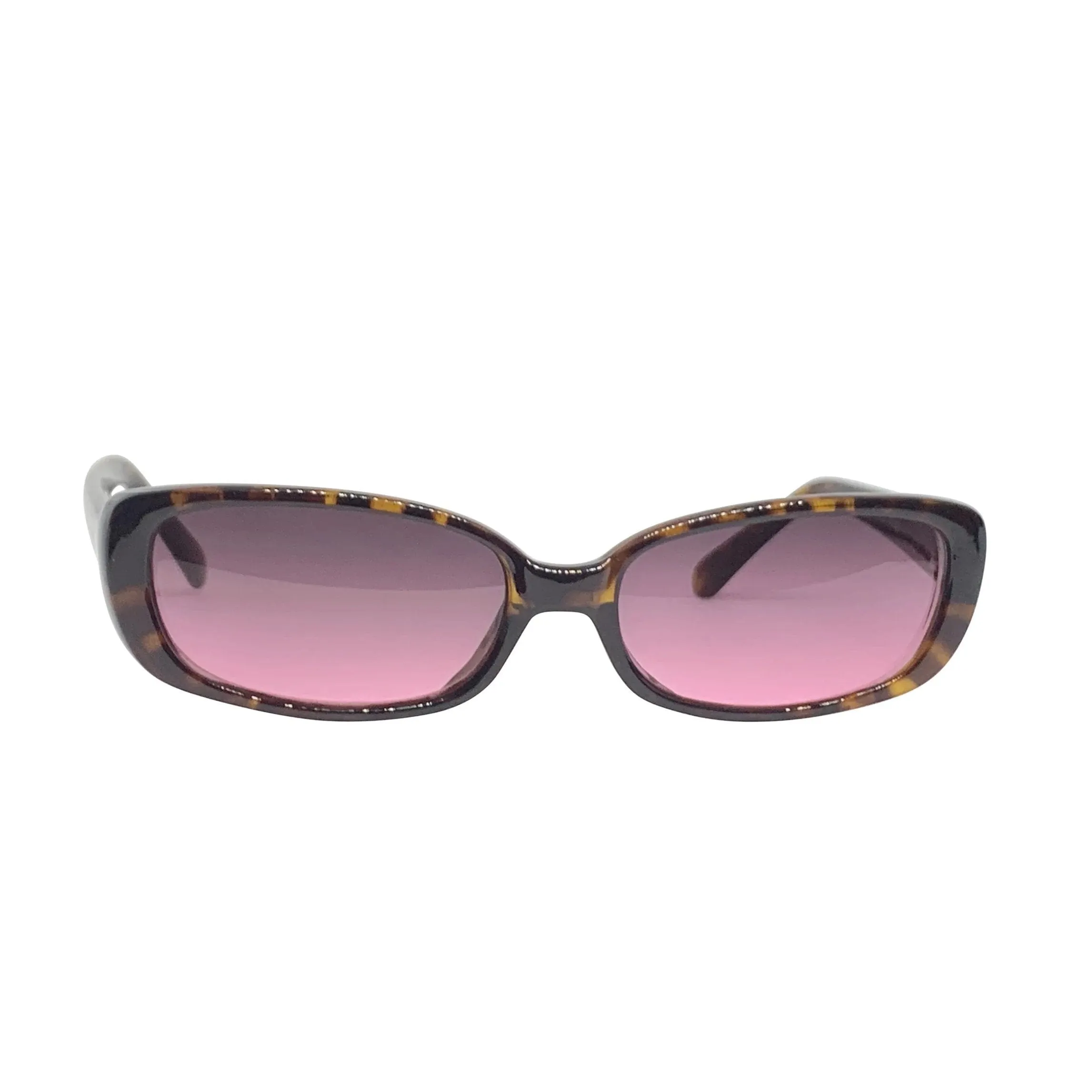 BUGGIN’ Tortoise and Pink 90s Square Sunnies sold by Giant Vintage product image thumbnail 3