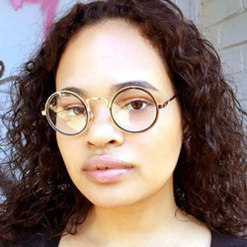 WILDER Gold/Black Clear Glasses sold by Giant Vintage