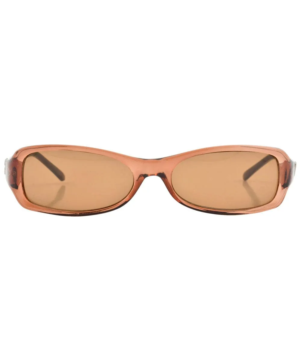ITCHIN' Brown Square Sunglasses sold by Giant Vintage product image thumbnail 2